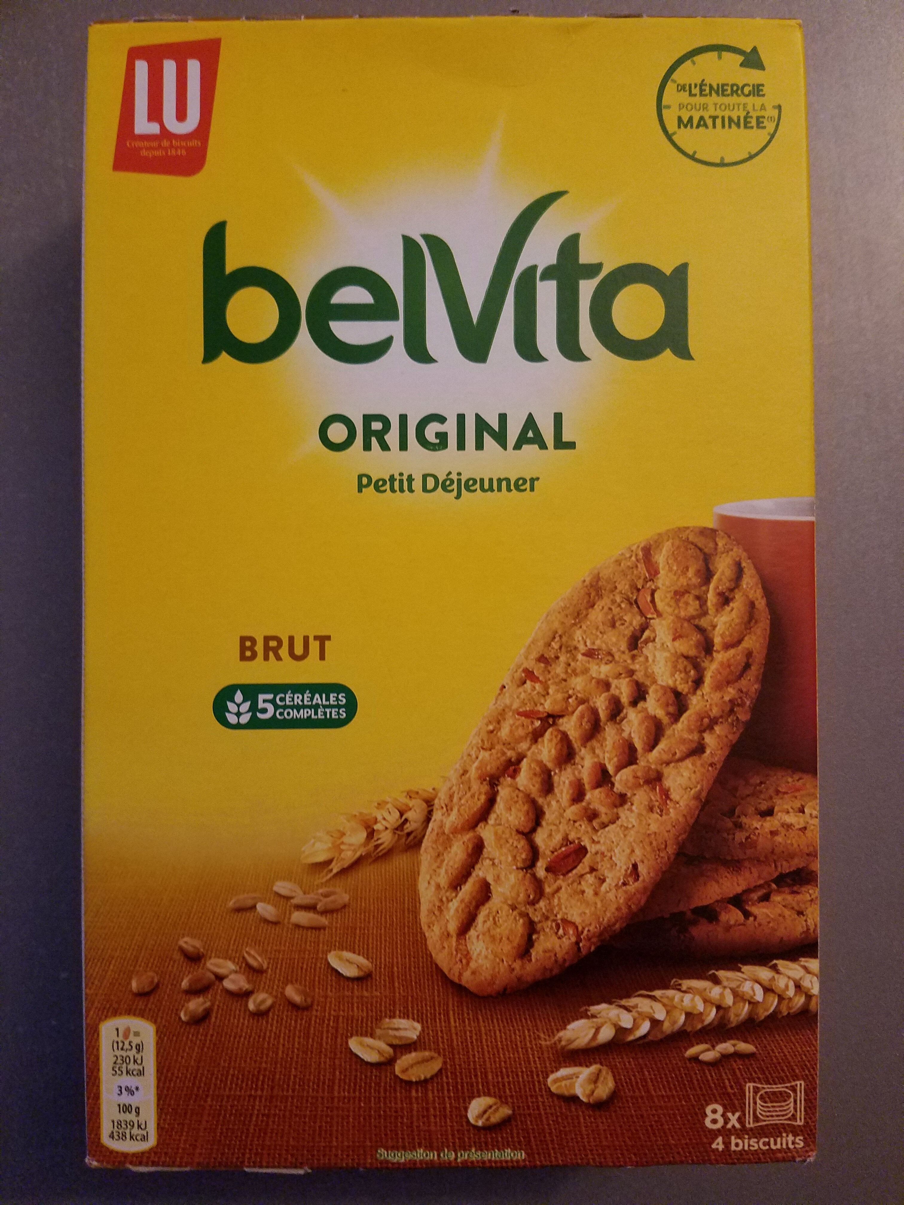 Belvita Brut & 5 céréales complètes - Produit - fr
