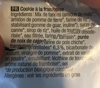 Cookie à la framboise - Ingrédients - fr