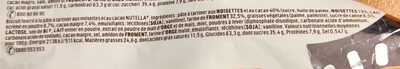 NUTELLA BISCUITS 41,4g sachet de 3 pièces - Ingrédients - fr
