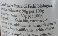 Confettura extra di fichi biologica - Ingrédients - it