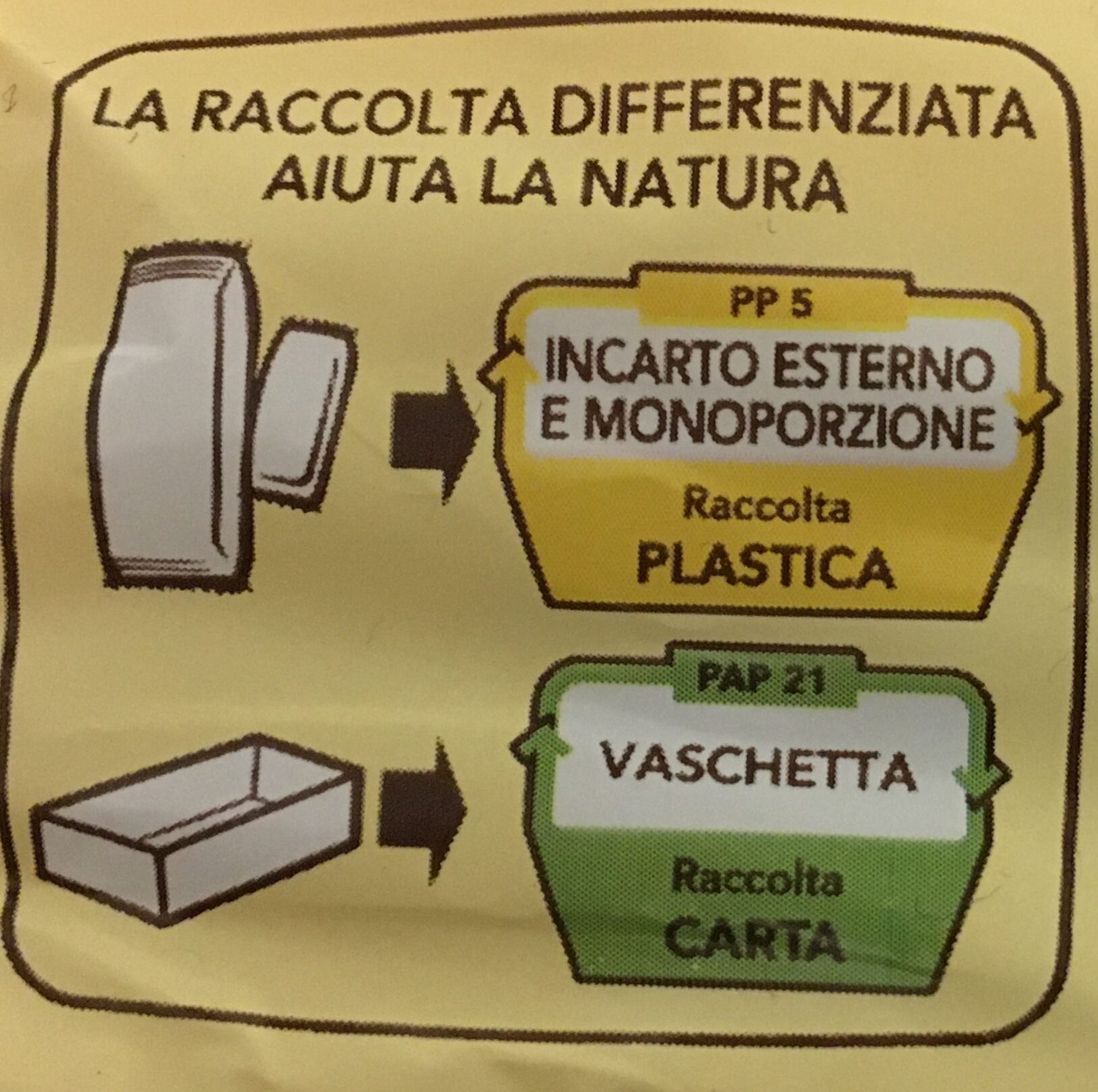 Flauti stracciatella - Instruction de recyclage et/ou informations d'emballage - it