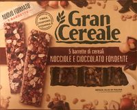 Barrette di cereali nocciole e cioccolato fondente - Produit - fr