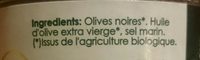 Pâte d'olive - Ingrédients - fr