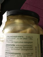 Coeurs d'artichauts coupés - Ingrédients - fr