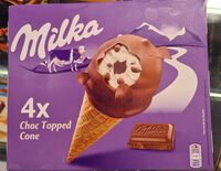 Milka Choc Topped Cone - Produit - fr