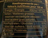Soja Sauce - Informations nutritionnelles - fr