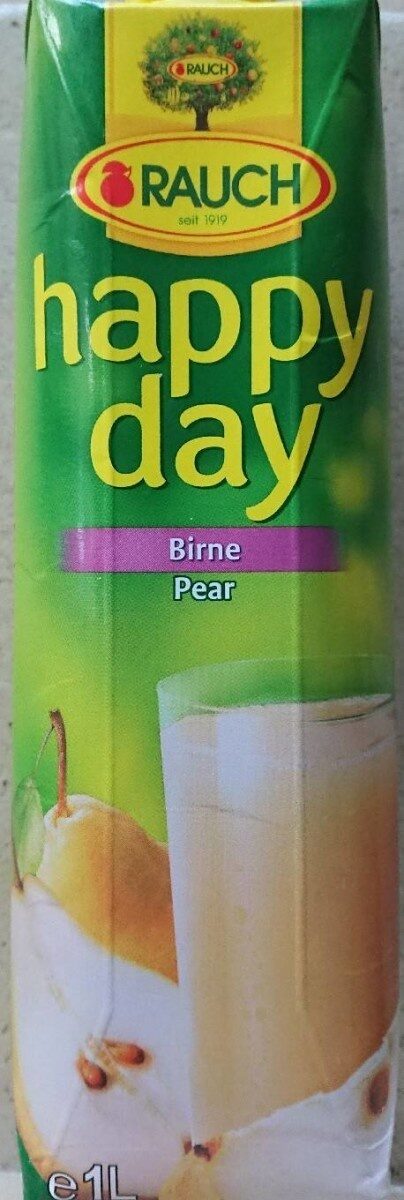 Happy Day, Birne - Informations nutritionnelles - de